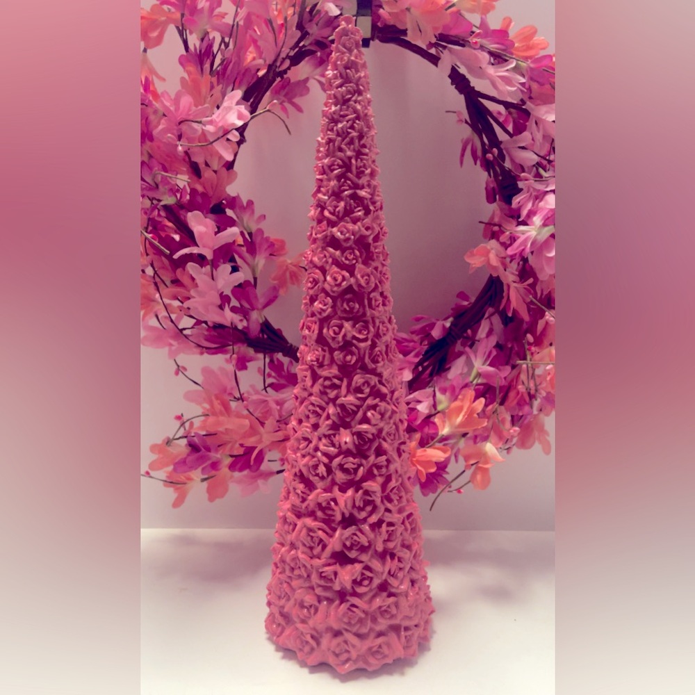 Large Valentine’s Rose Tree Decor